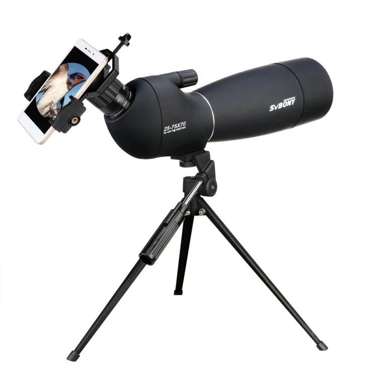 Brand: SVBONY SV28 25-75x70 IP65 Waterproof Bird Scope, Style: Normal 21mm Eyepiece DTBD0605266101H