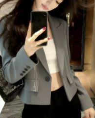 Short Suit Jacket, Workwear, Early Spring/Autumn/Winter New Style, Chanel Style, French Elegant