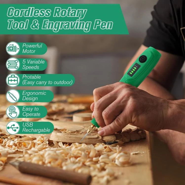 137pcs /Set 5-speed Mini Electric Grinder Micro Drill Metal Glass Ceramic Grinding Carving Cutting And Polishing Tools ETBD0605977301S