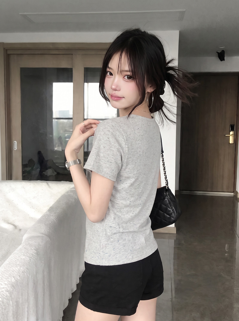 Chanel-inspired design, button embroidery, Korean style