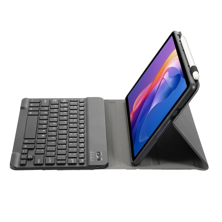 For Xiaomi Redmi Pad 2 2025 A0N15 Ultra-thin Detachable Bluetooth Keyboard Leather Tablet Case(Black) REDA008172101AE