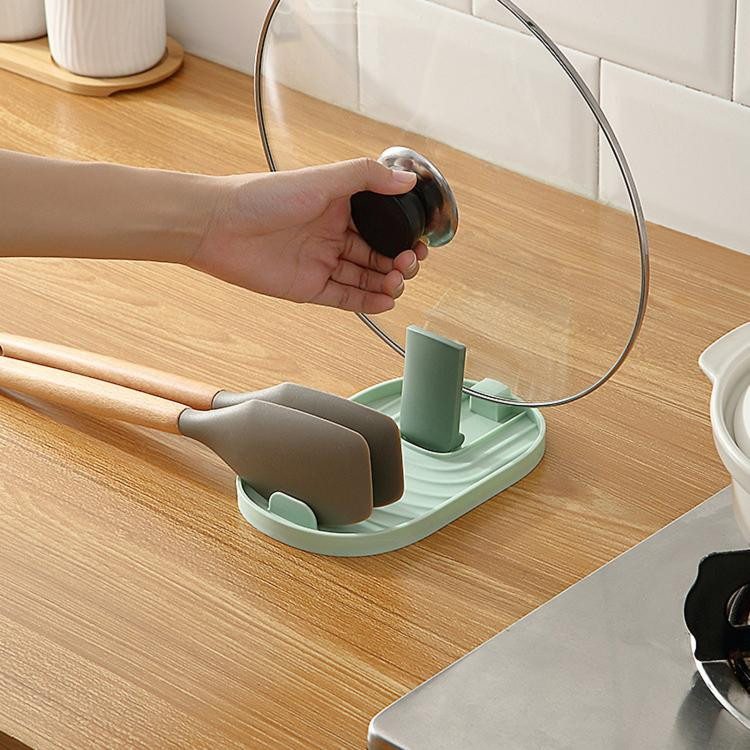 Folding Pot Lid Holder Kitchen Stove Top Storage Rack