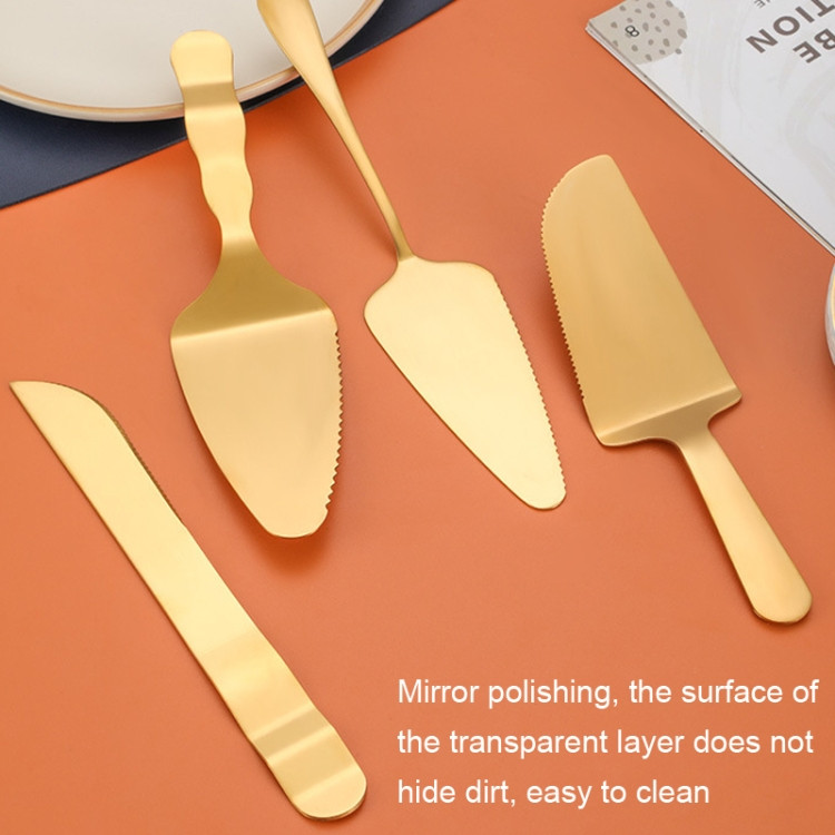 14pcs /Set Stainless Steel Cake Moon Cake Knife Fork Dessert Cake Baking Tools FTBD0603837001S