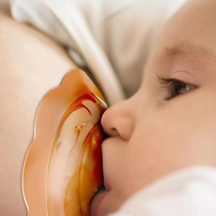 Nipple Protector Nursing Nipple Stickers Anti-bite Pacifier Cover, Color: Single Nipple Sticker Nano Color ETBD0605556701G