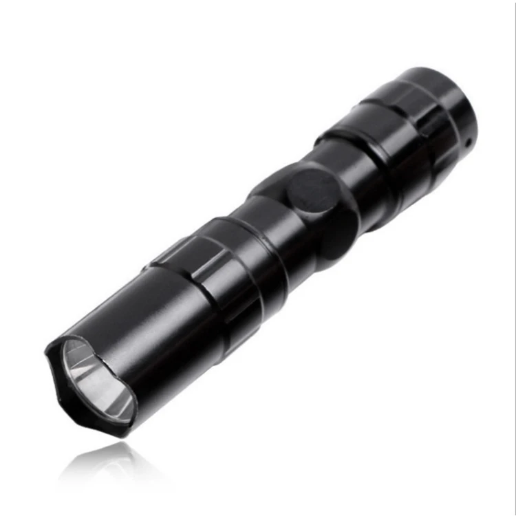 3W LED Mini Flashlight Light Torch Lamp with Strap(Black) DS-FLED-0316G