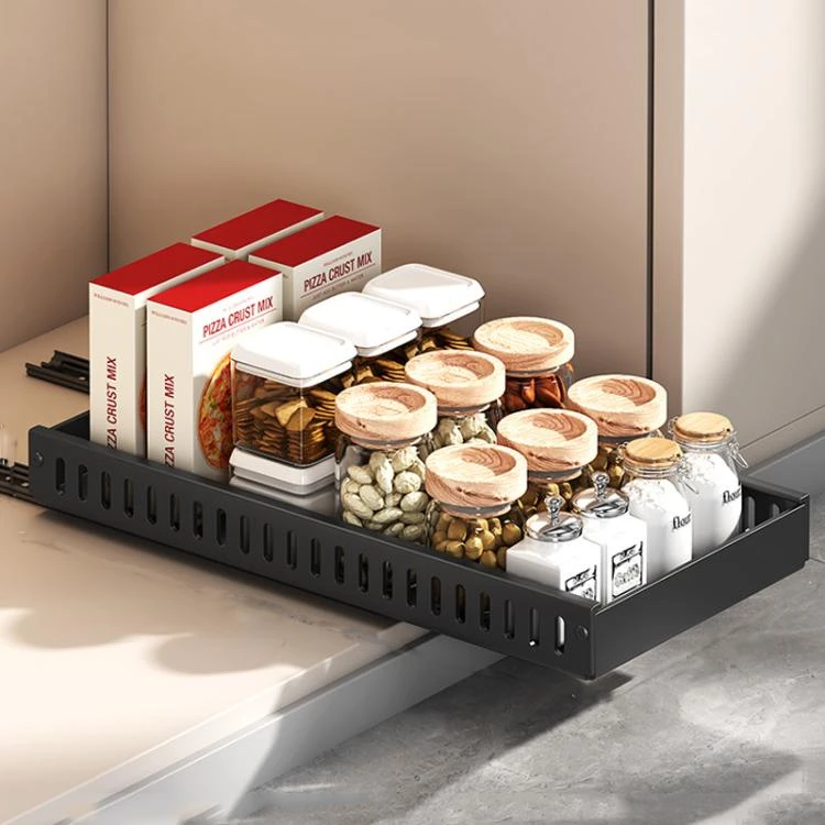 Kitchen Pull-Out Rack Pots And Pans Organizer without Baffle ETBD0605609601R