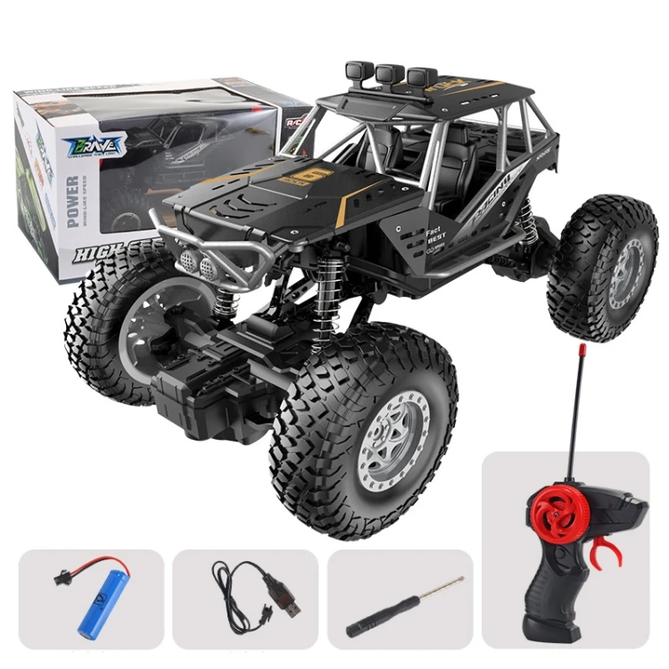 JZRC Alloy Remote Control Off-Road Vehicle Charging Remote Control Car Toy For Children Medium Alloy Black STBD0601954103D