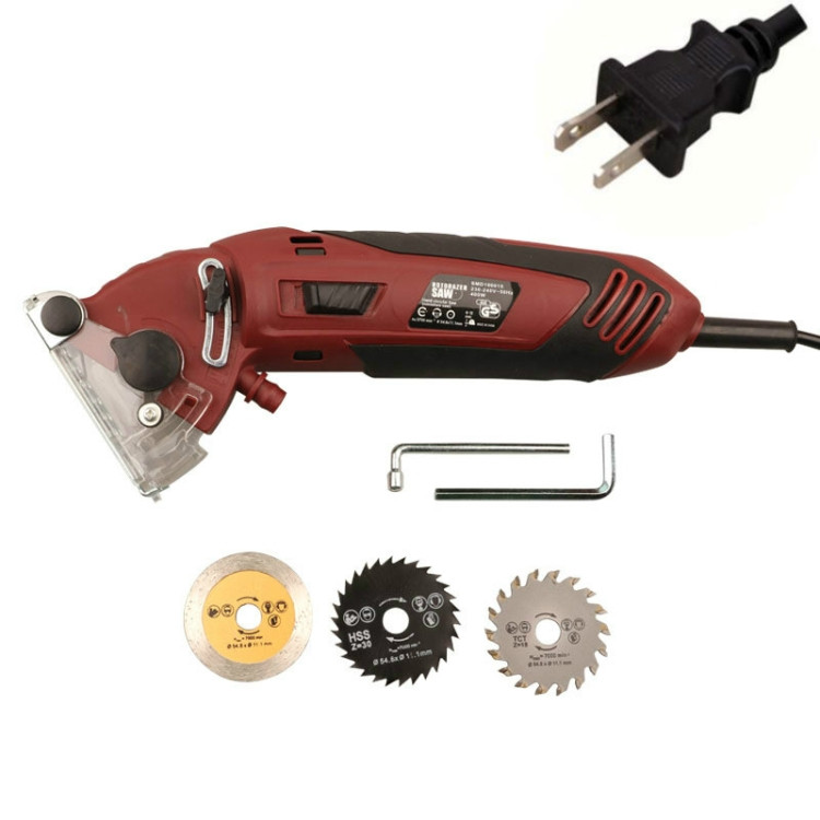 400W Multifunctional Metal Saw Electric Saw Cutting Machine Handheld Electric Saw, Specification:US Plug STBD0531388002H