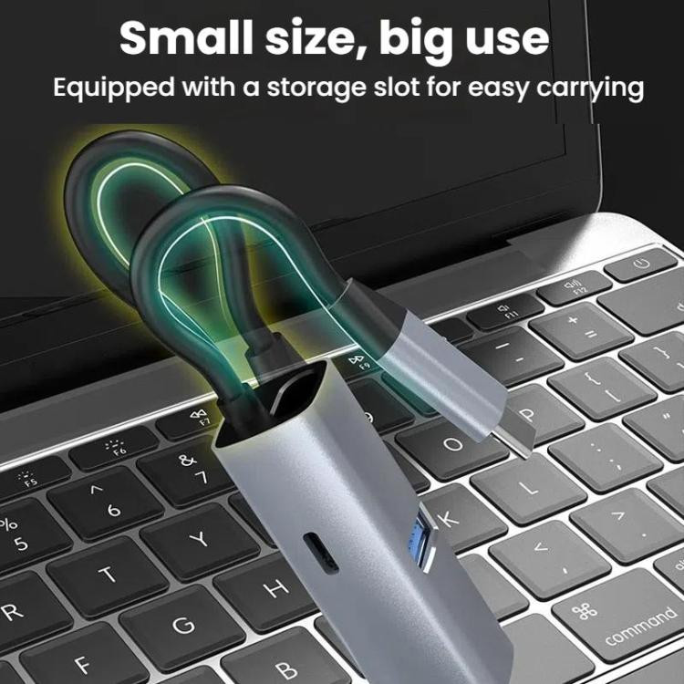 USB3.0+PD+HDMI 3 In 1 Docking Station 4K Projector Adapter DTBD0605874501AG