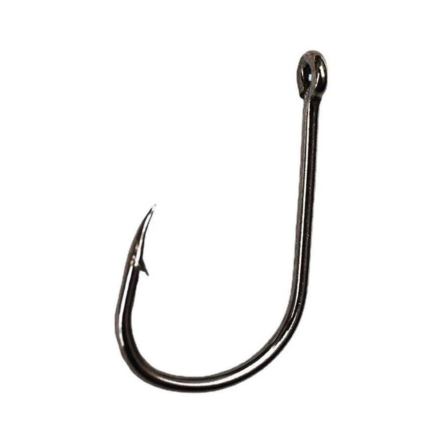 500 PCS Mixed Size Fish Barbed Hook Fishing Hooks with Hole BOG3308R