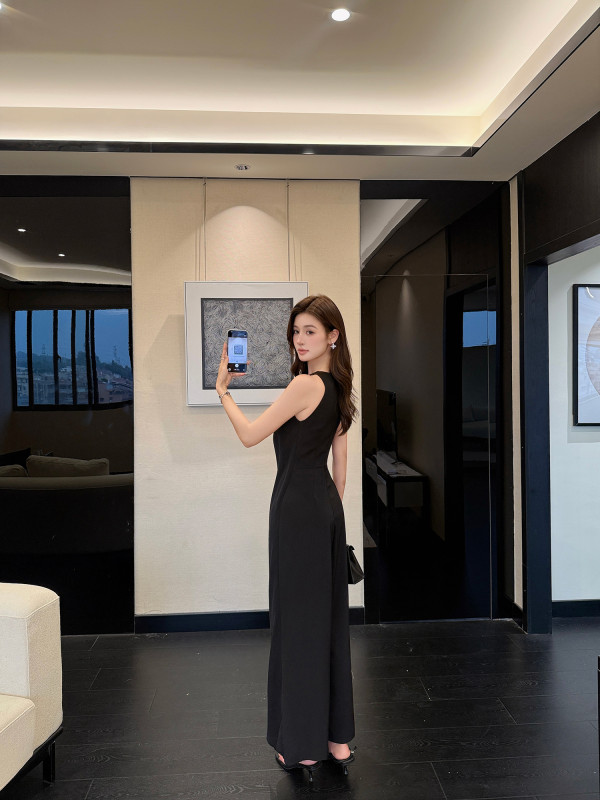 Banquet Attire, Elegant, Light Luxury, Niche High-End Women's Wear, Evening Dress