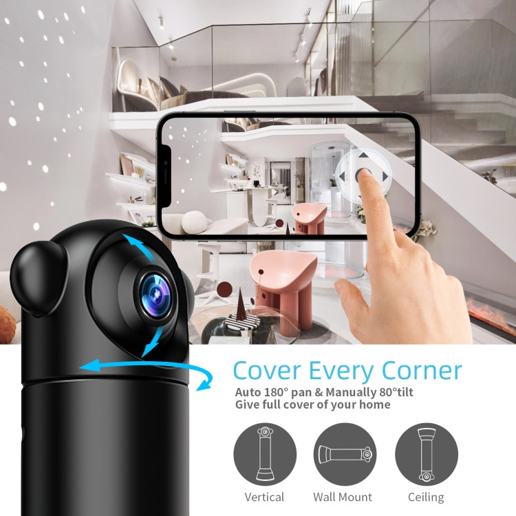 V10 HD Infrared Home Night Vision Mini Camera Remote Control Family Security Camera  ASYA0022773D