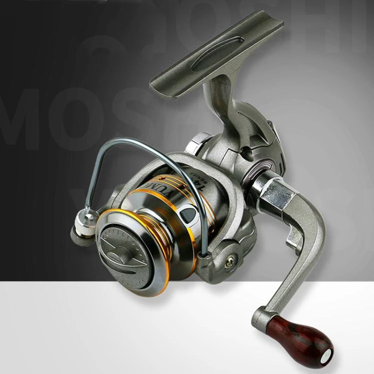 Mini Spinning Reel for Rock/Ice/Raft/Lure Fishing, 5.2:1 Gear Ratio​​  DTBD0606079801R