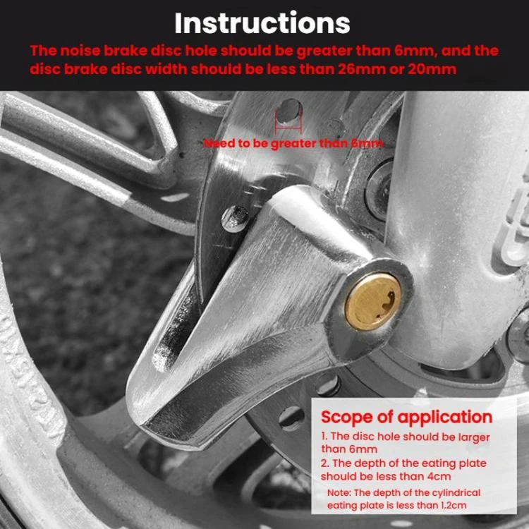 Bicycle Disc Brake Lock BTBD06061180S