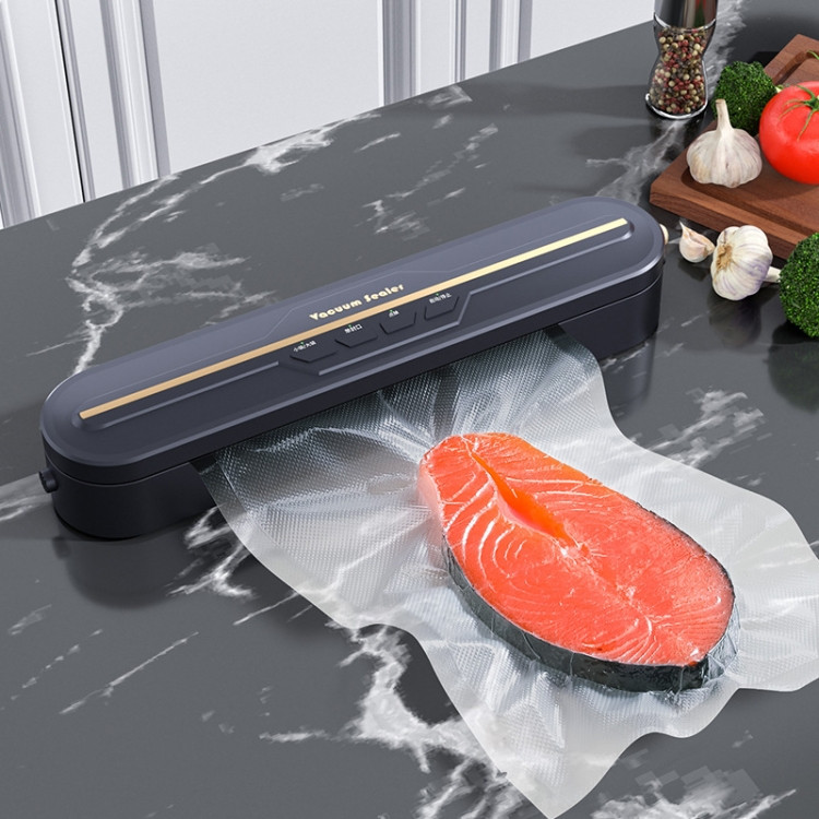 Food Vacuum Sealer Machine 60KPA Strong Suction, Small / Large Bag Modes With 10 Vacuum Bags EU Plug​ HTBD0605235201AB