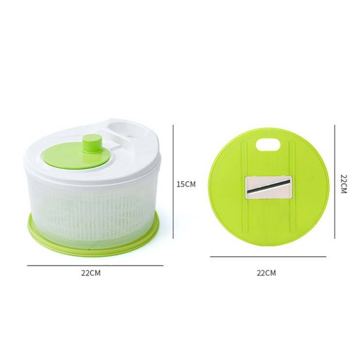 Vegetable Dehydrator Large Capacity Kitchen Drain Basket Household Grater Slicer GTBD0604257101AB