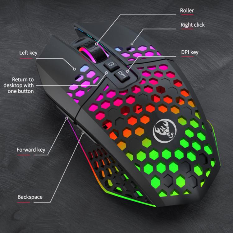 Mouse 2.4G Backlight Rechargeable Wireless Mouse​​ KEDA008150501AD