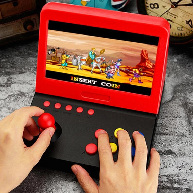 AMPOWN RETRO 7 inch Large Screen Handheld Game Console Rocker Open Source Retro Arcade length Dual Grip GTBD0605635501AH