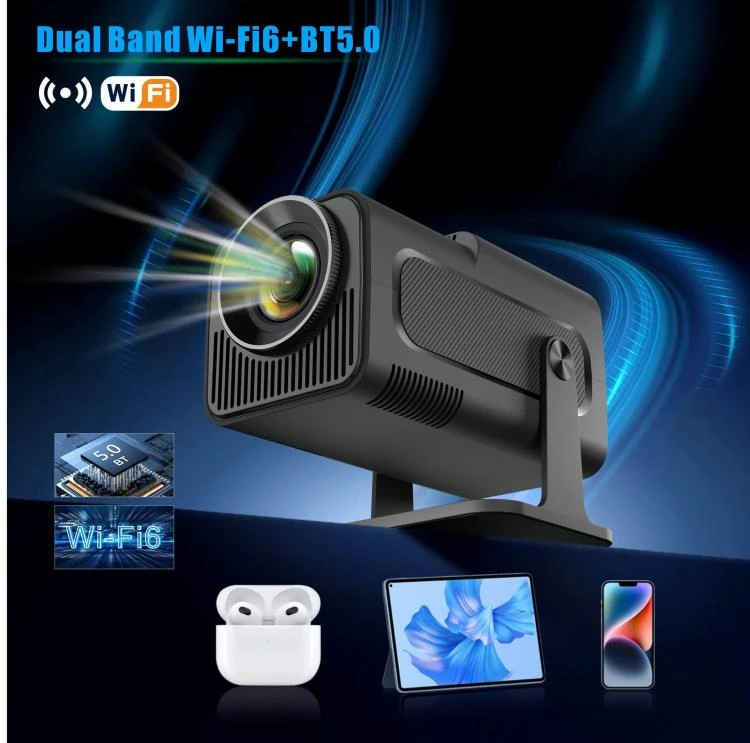 HY320 Game Projector Android 11 System With Wireless Gaming Controller 720P Home Theater(US Plug) KTBD0605761501AB