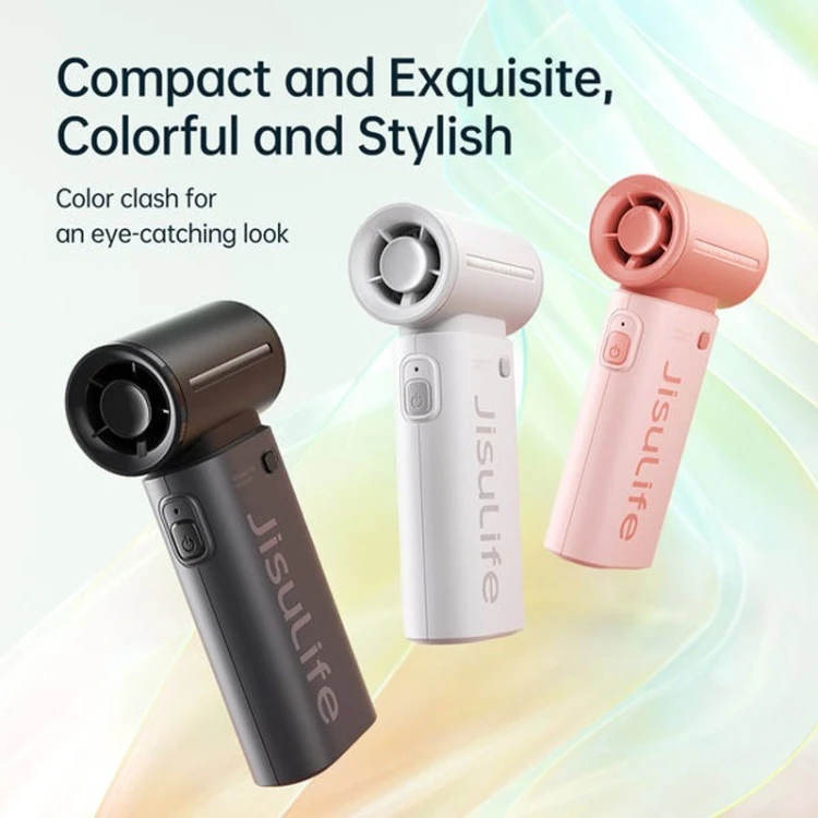5000 mAh Capanity Original JisuLife High Speed Battery Handheld Small Fan Mini Portable USB Rechargeable Desktop Cooling Electric Fan DTBD0605052802AB