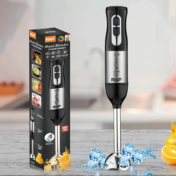 RAF 700W 4-blade Handheld Electric Blender Stainless Steel Food Cooking Stick,EU Plug WTBD0604112701AB