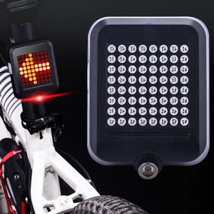 Brake Tail Light USB Rechargeable Bicycle Light Cycling Warning Safety Light TTBD05638758G