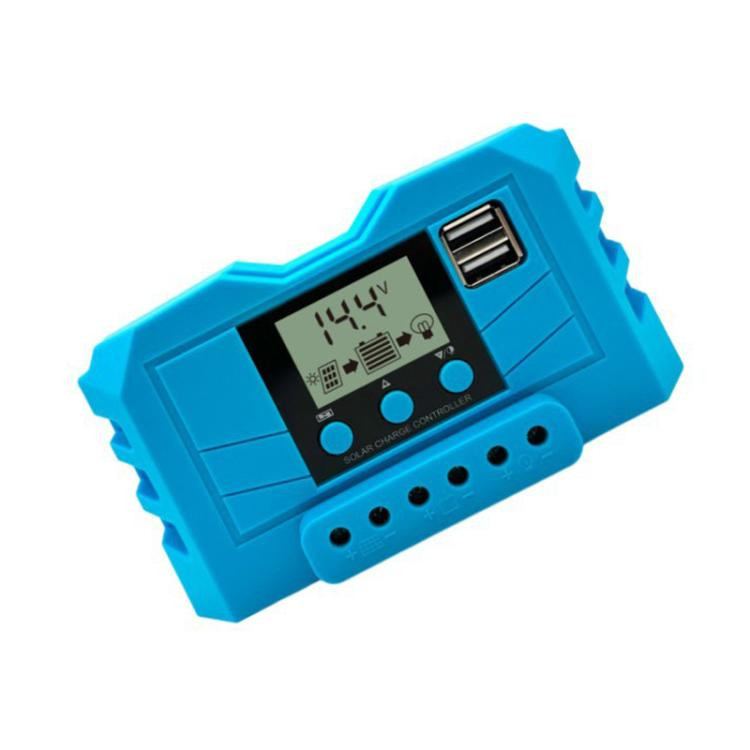 30A 12V 24V Lithium Lead Acid Solar Charge Controller PWM PV Controller With LCD Display ETBD0605909603L
