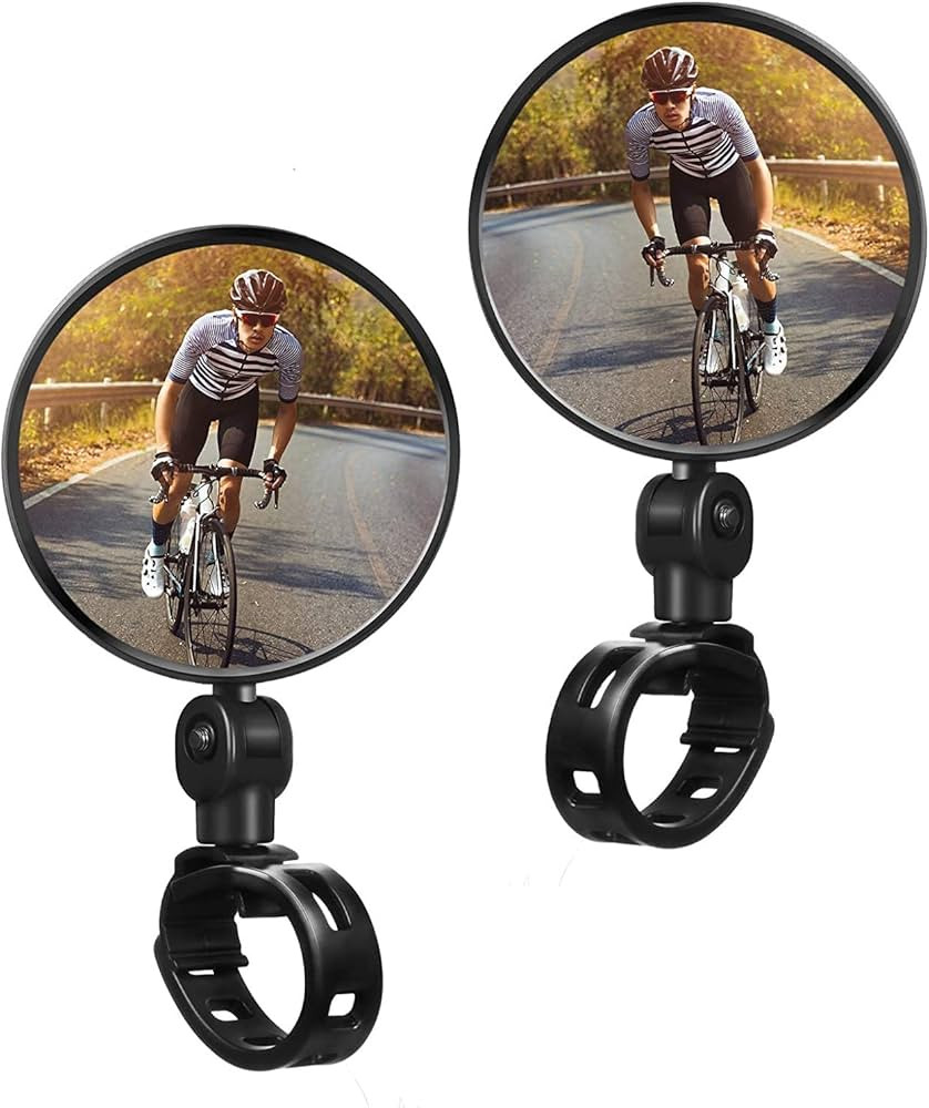 Wide-angle Convex Mirror Cycling Rear View Mirror 360 degrade adjustable  MCRP2274G