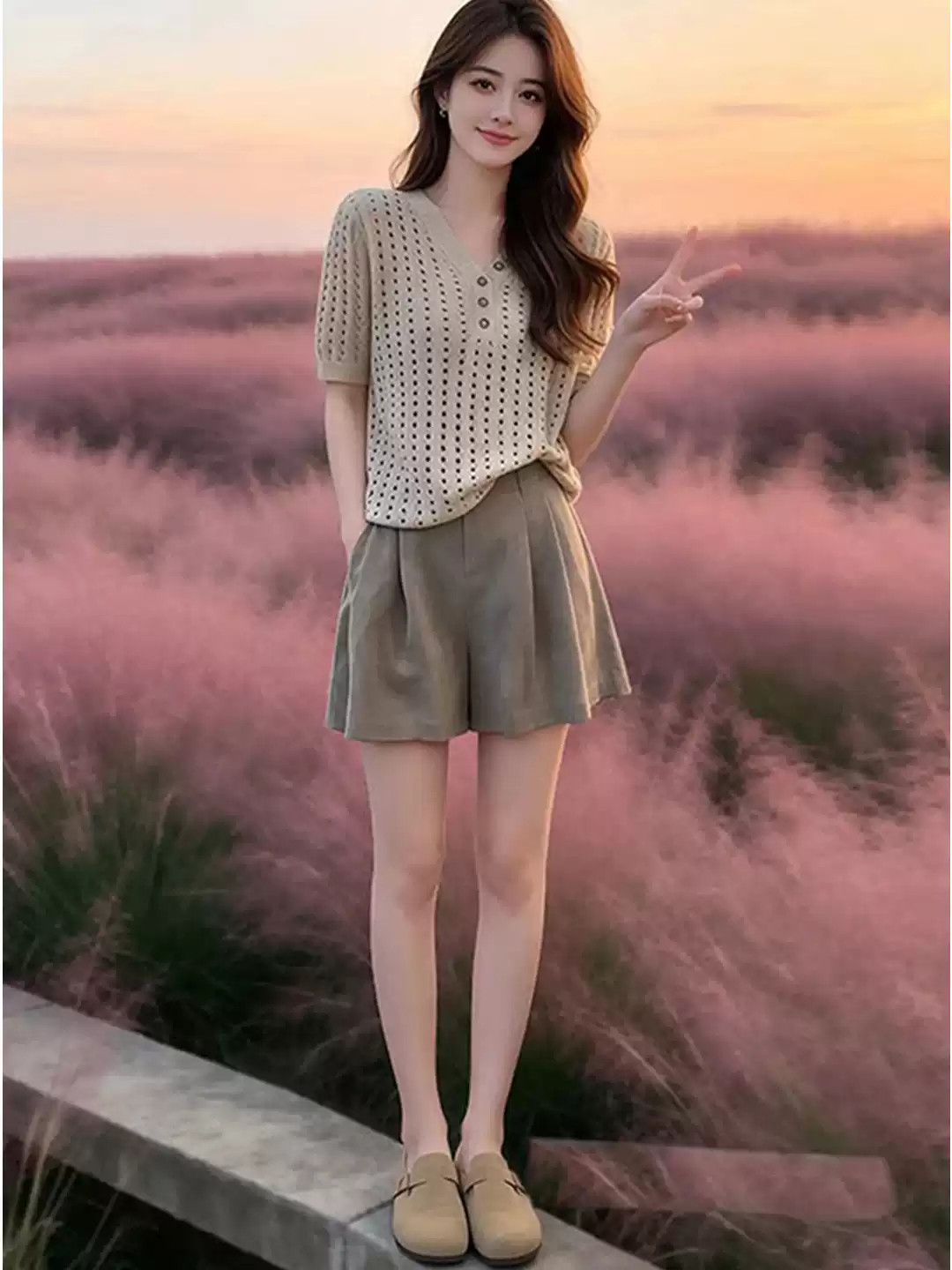slimming white denim mini skirt two-piece set