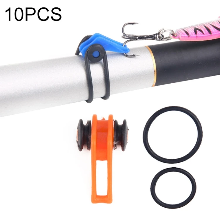 10pcs/package Fishing Hook Keeper for Fishing Rod Pole Fishing Lures Bait Safety Holder Fishing Tackle ETBD0190856601GG
