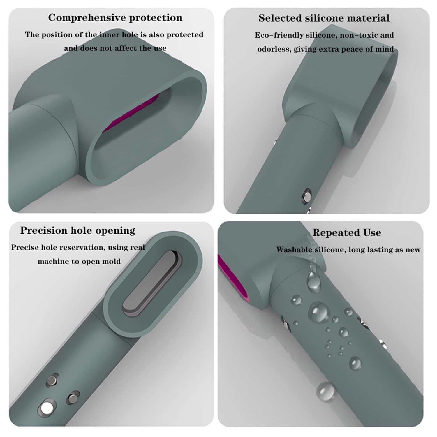 For Dyson Airwrap Hair Modeling Dryer Shockproof Silicone Case FHAP0519SH