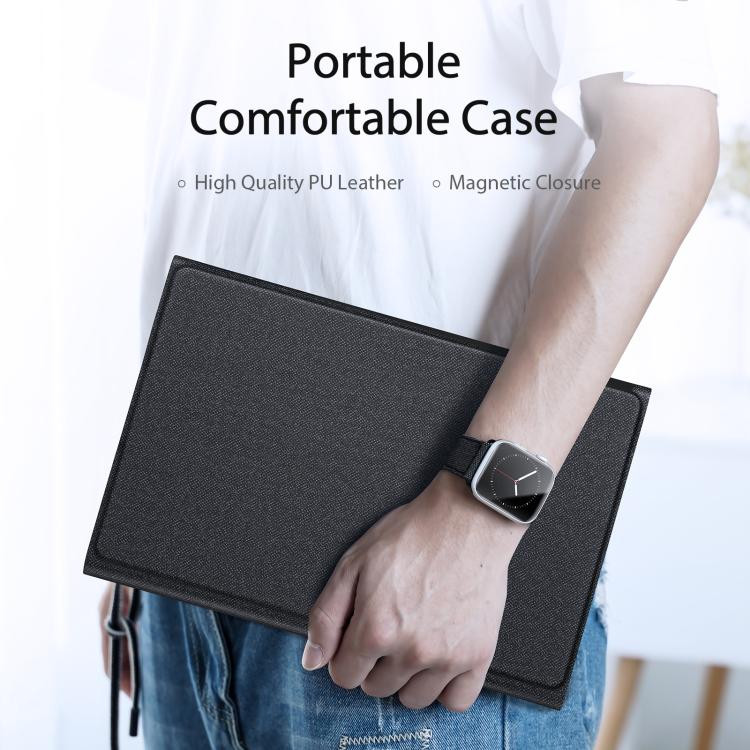 For Samsung Galaxy Tab S10 FE+ DUX DUCIS TK Series Wireless Bluetooth Keyboard Tablet Case(Black)​ REDA005253306AG