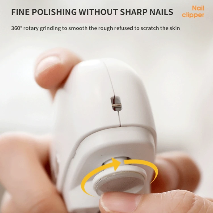 CH-705 2-in-1 Multifunctional Electric Nail Grinder with Light Children Anti-pinch Nail Clippers WTBD0605298201AF