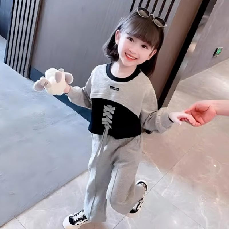 Style Fashionable Spring Outfit Popular Online Clothes Girls' Spring and Autumn for your children