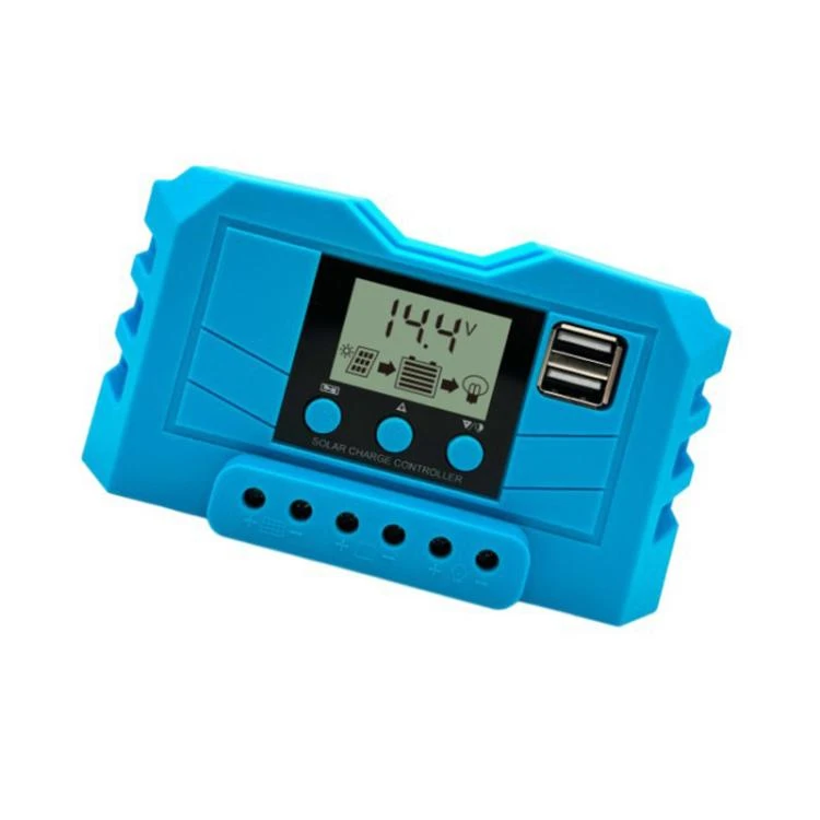 30A 12V 24V Lithium Lead Acid Solar Charge Controller PWM PV Controller With LCD Display ETBD0605909603L