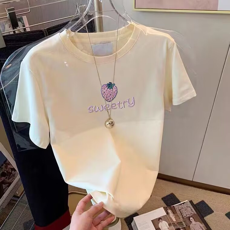 T-shirts for women, loose Korean style, trendy spring and summer