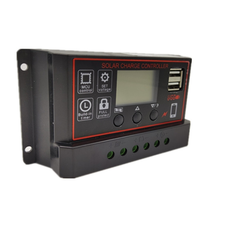 10A 12V24V Simple Solar Controller Light Time Control Solar Charge And Discharge Controller With USB DTBD0557782201G