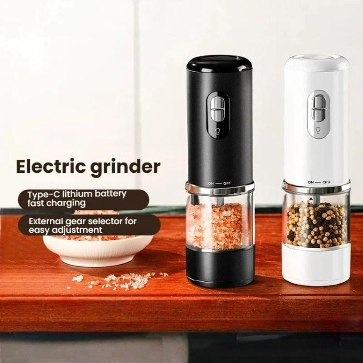 Electric Grinder for Pepper, Salt & Coffee USB Charger