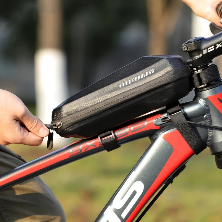 EVA Hard Shell Bicycle Front Bag Mountain Road Bike Front Beam Bag Riding Equipment KTBD05696095T