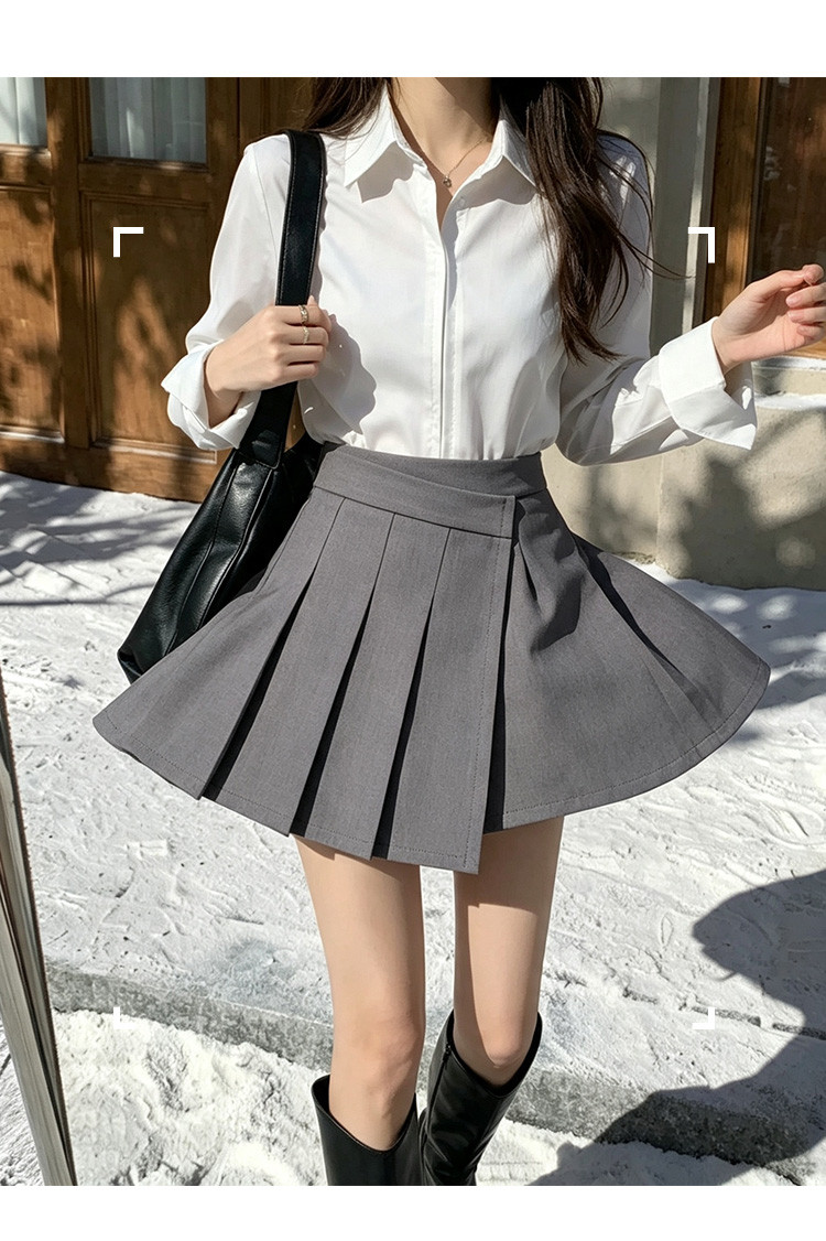 Short Skirt Shorts A-line Skirt with Slimming Design