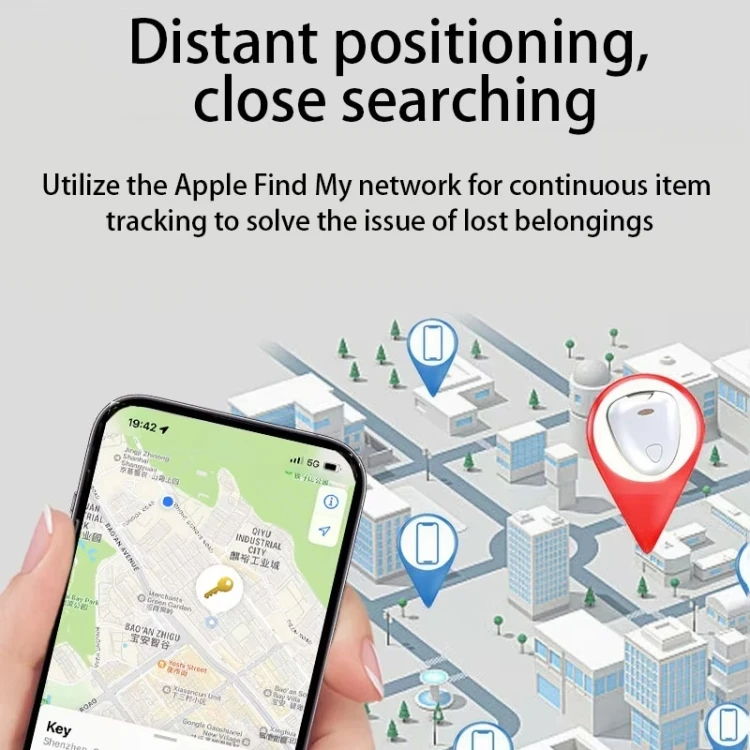 Smart Tracker Tag Anti-Lost Key Finder Works With Find My App for IOS  ETBD0605596601BD