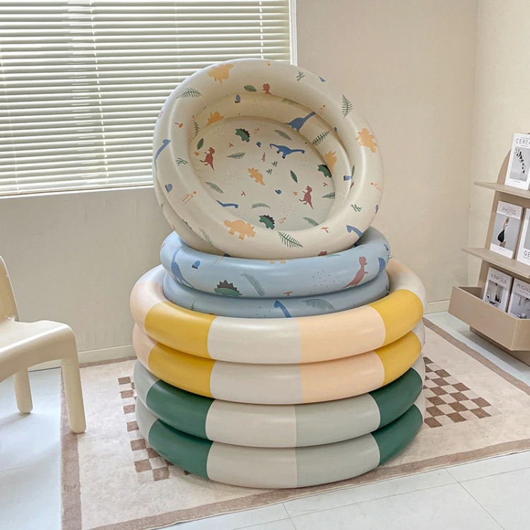 Baby Swimming Round Pool Summer Kids Water Toys Inflatable Bath Tub, Size: NO.150 RTBD0603586303AB