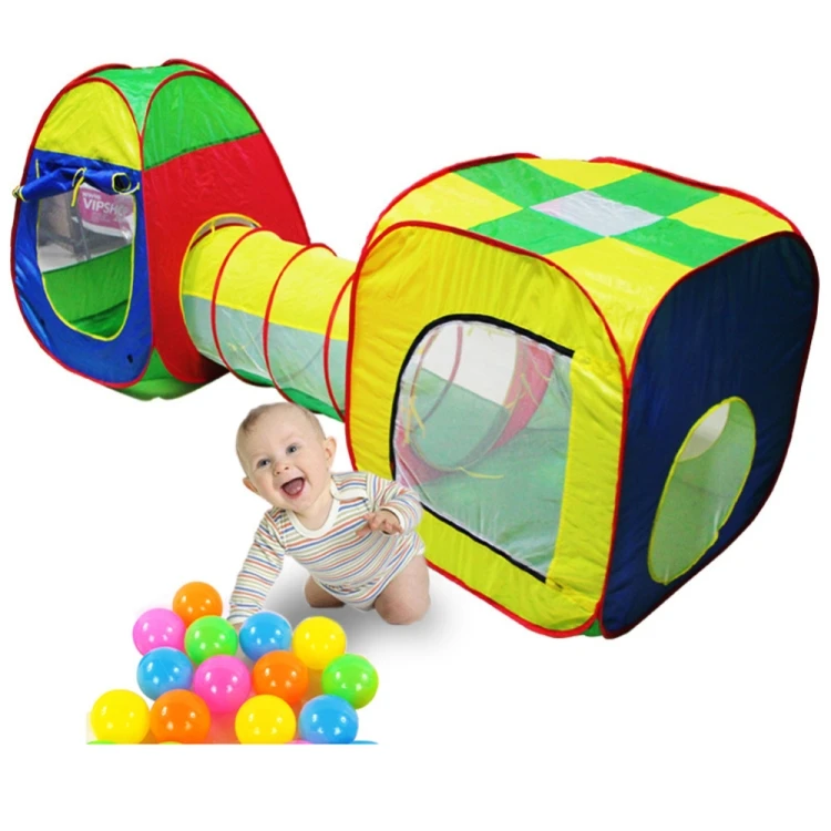 Portable Magic House Game House Children's Tent Tunnel Tube Three-piece Set ETBD04084027S