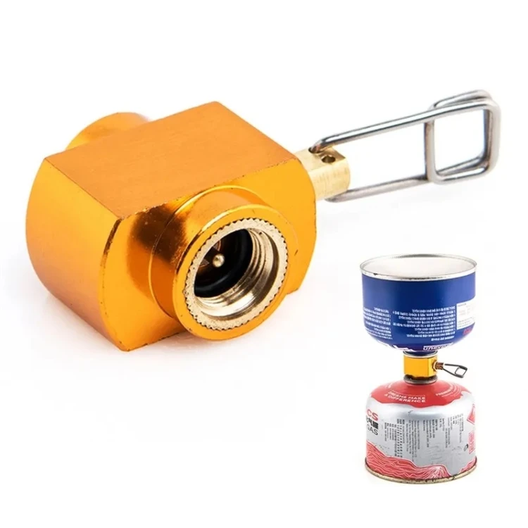 Gas Tank Refill Converter Connector Adjustable Gas Cartridge Refill Valve Adapter A, #ATBD06036524017
