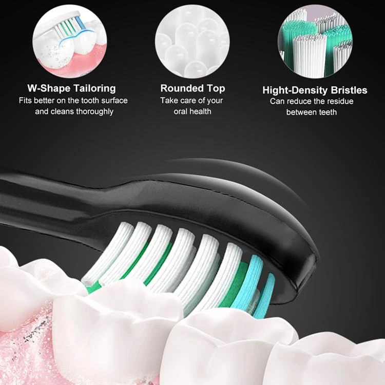 Sonic Electric Toothbrush with 8-brush Heads Sarmocare S100 IPX7 Waterproof Portable DTBD0605797801DH