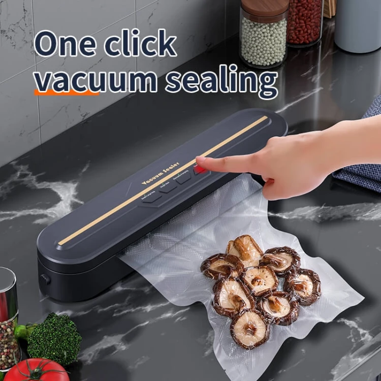 Food Vacuum Sealer Machine 60KPA Strong Suction, Small / Large Bag Modes With 10 Vacuum Bags EU Plug​ HTBD0605235201AB